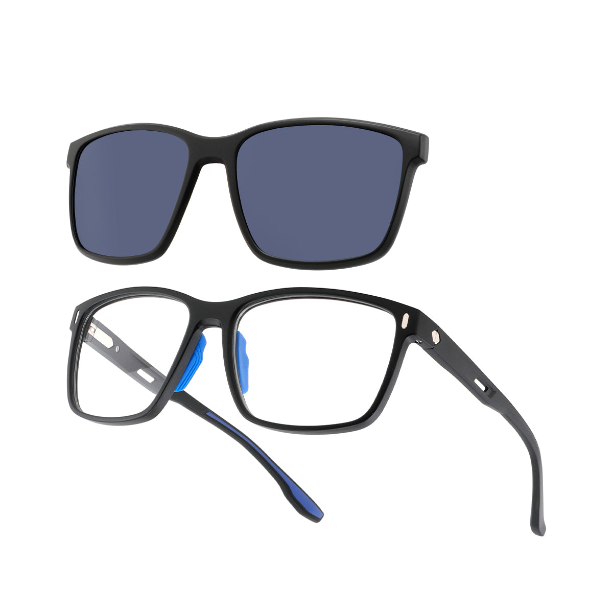 BLACK/BLUE