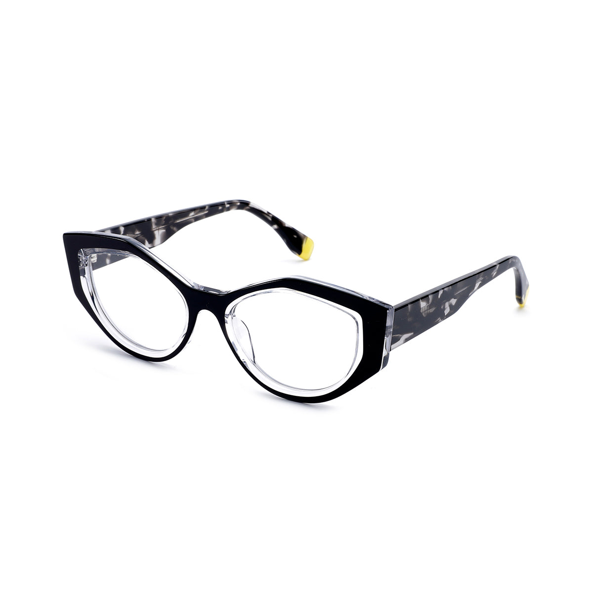 BLACK/TRANSPARENT