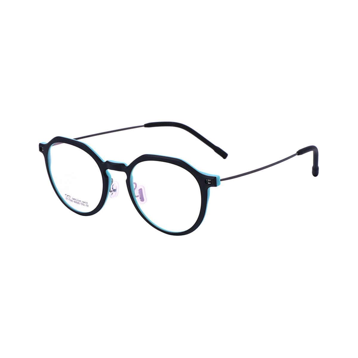 BLACK/CYAN