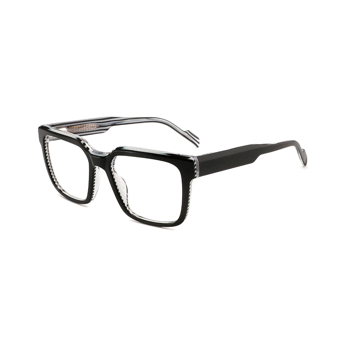 BLACK/TRANSPARENT