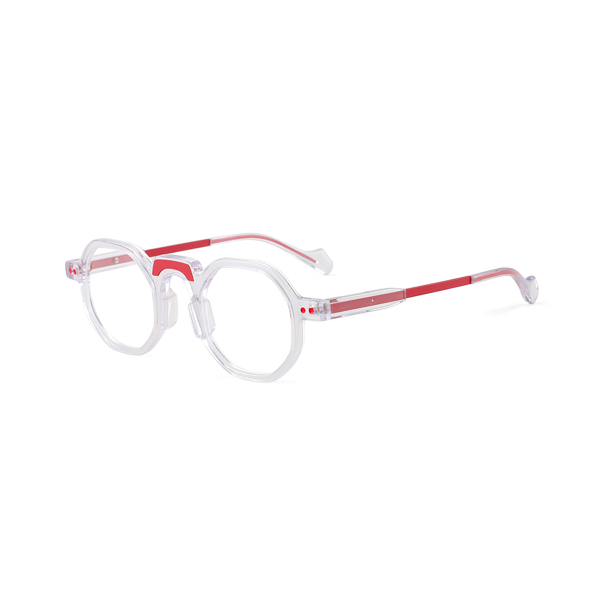 TRANSPARENT/RED