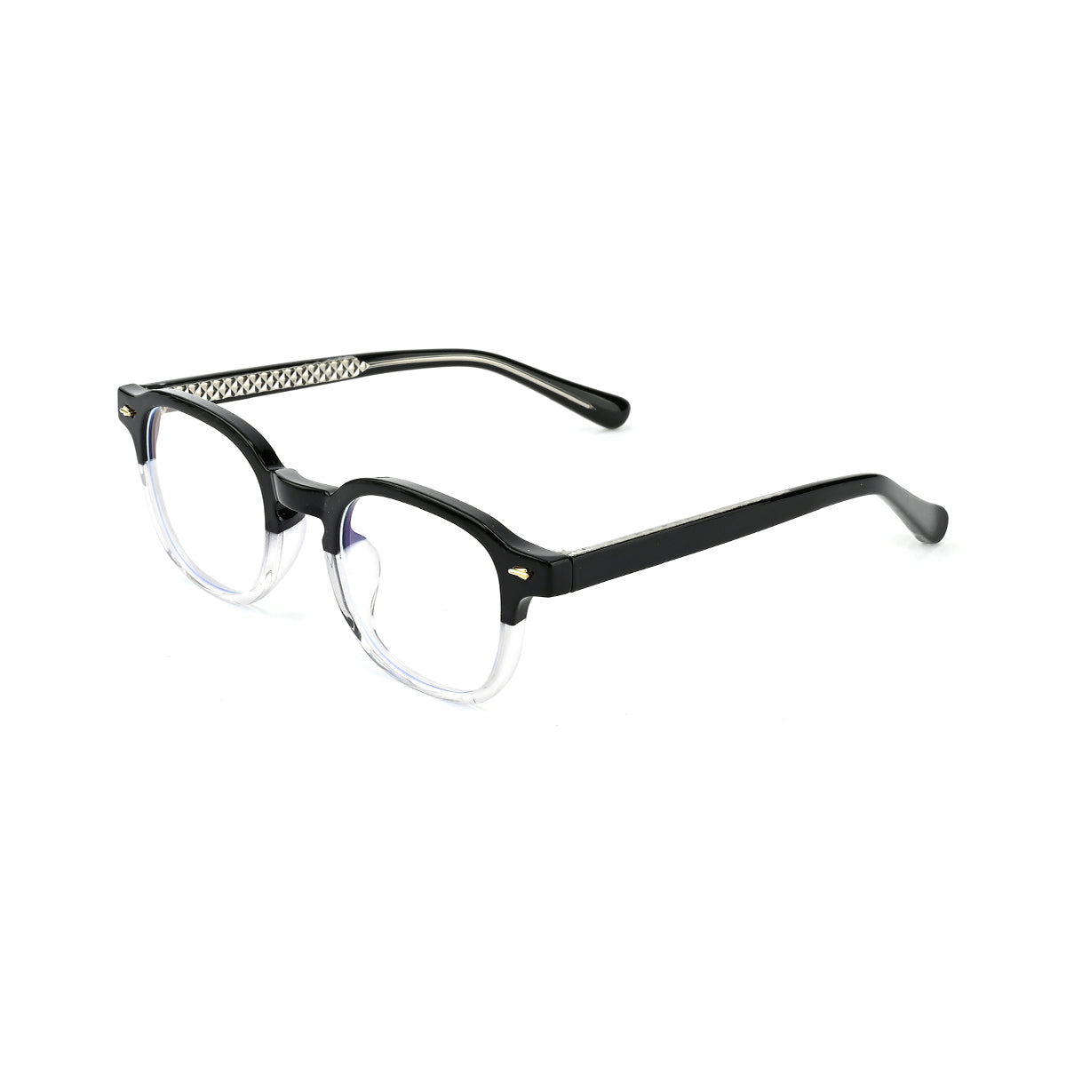 BLACK/TRANSPARENT