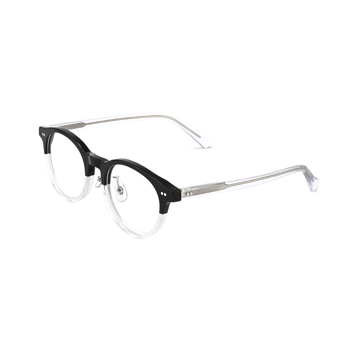 BLACK/TRANSPARENT
