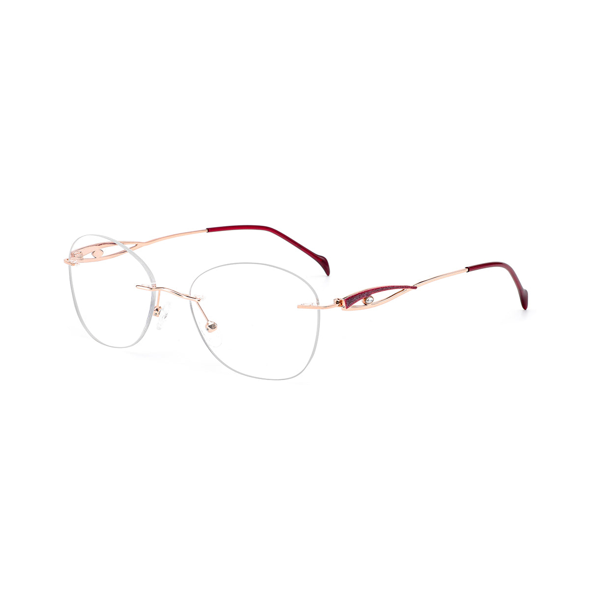 S.ROSE GOLD/WIHE RED