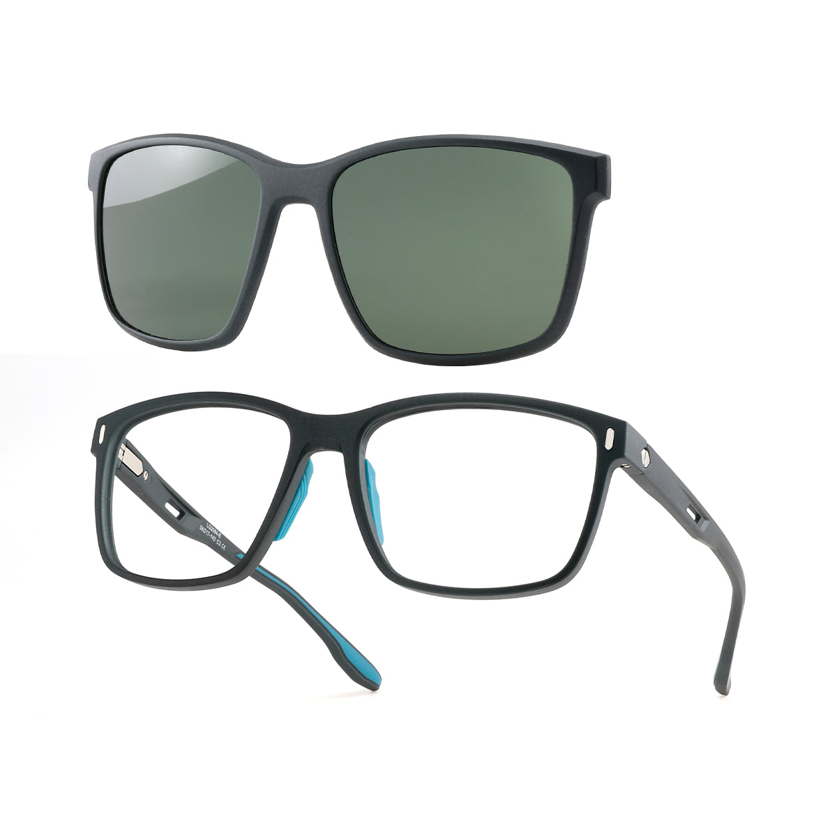 BLACK/CYAN