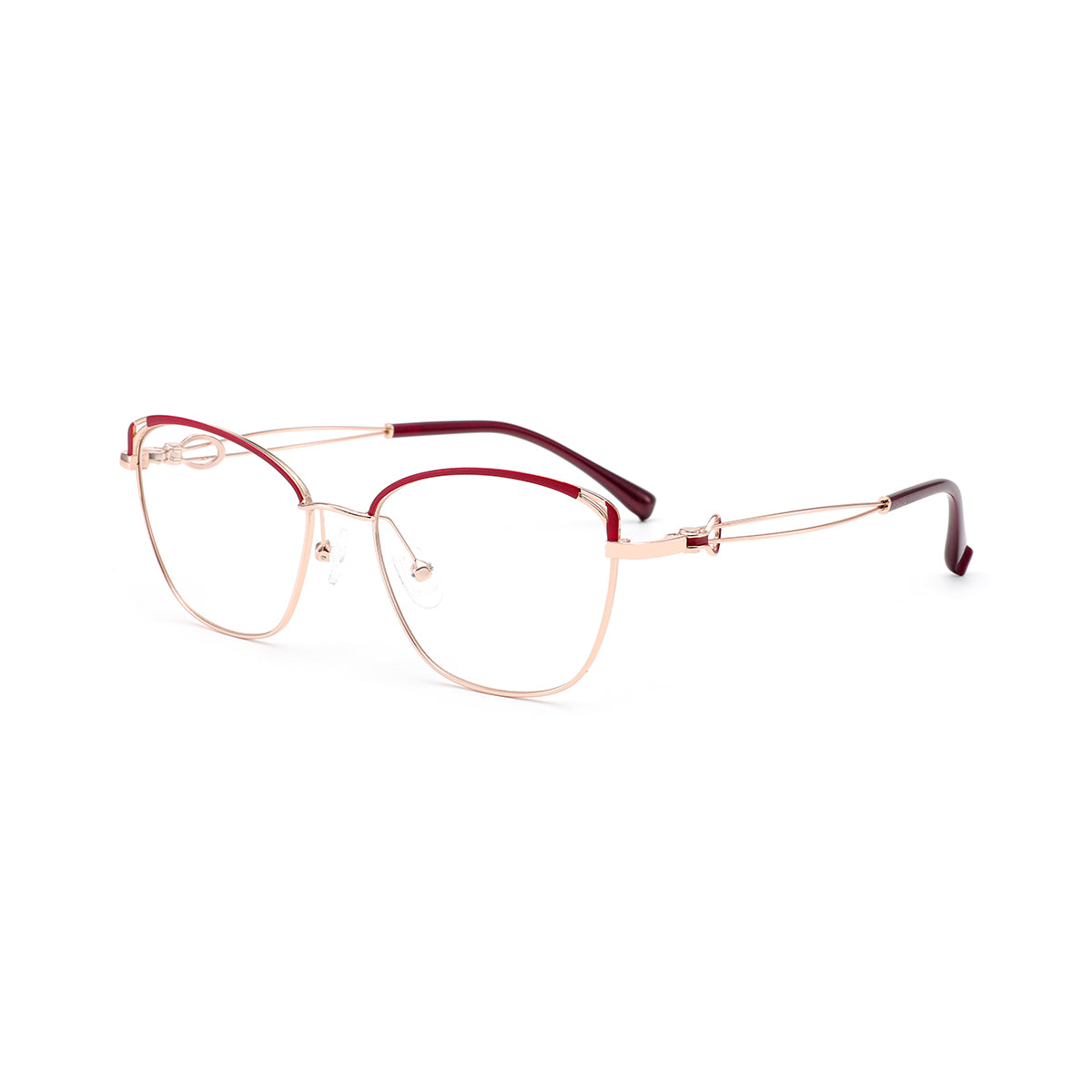 S.ROSE GOLD/M.WINE RED