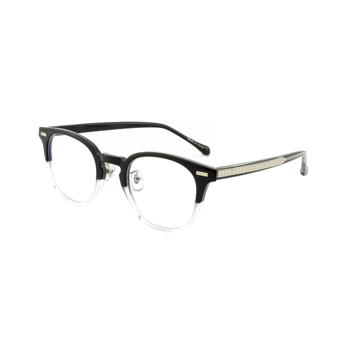 BLACK/TRANSPARENT