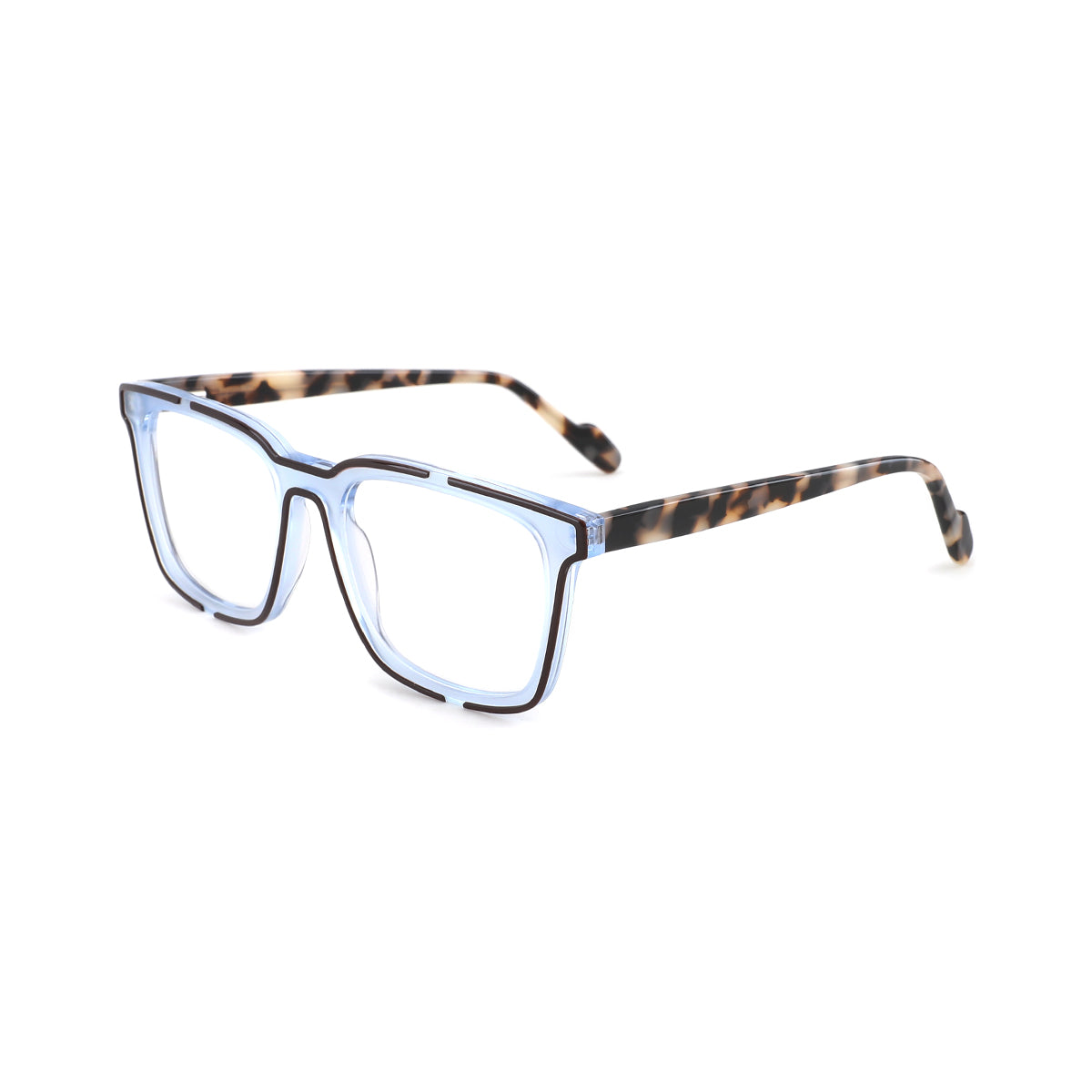 BROWN/BLUE