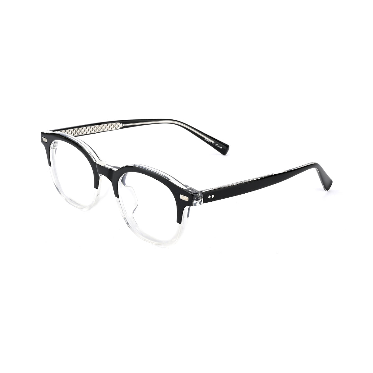 BLACK/TRANSPARENT