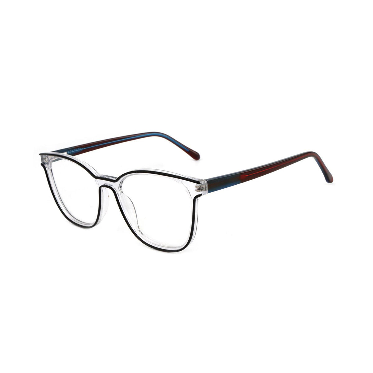 BLACK/TRANSPARENT/RED