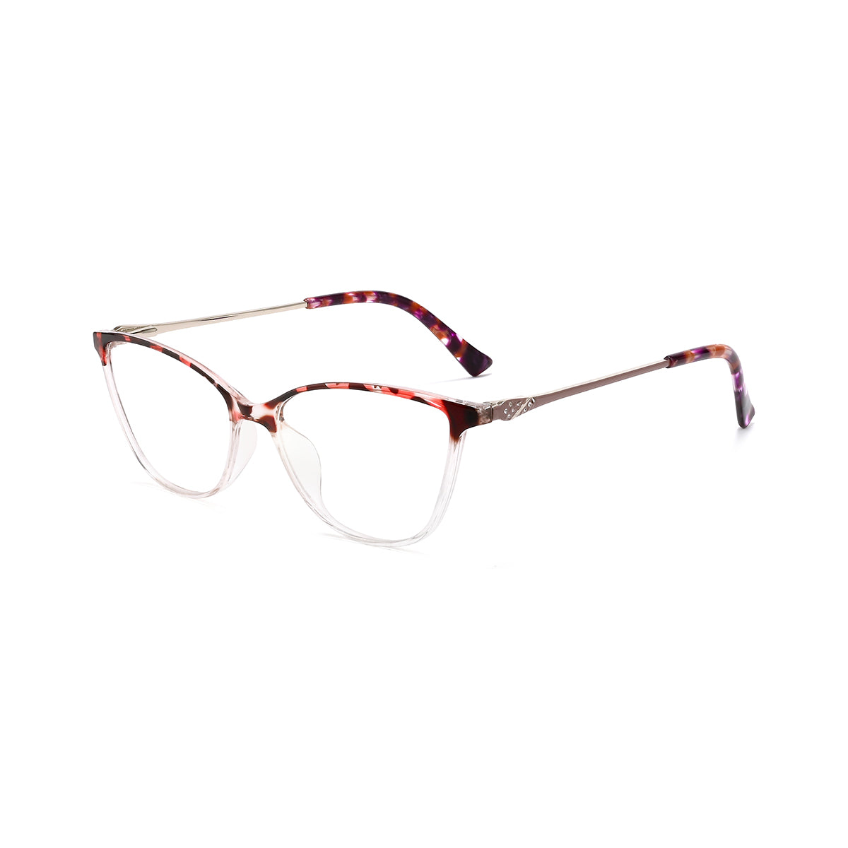 DEMI RED/TRANSPARENT